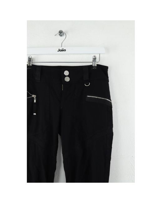 Pantalon Pantalon slim noir High en coloris Black