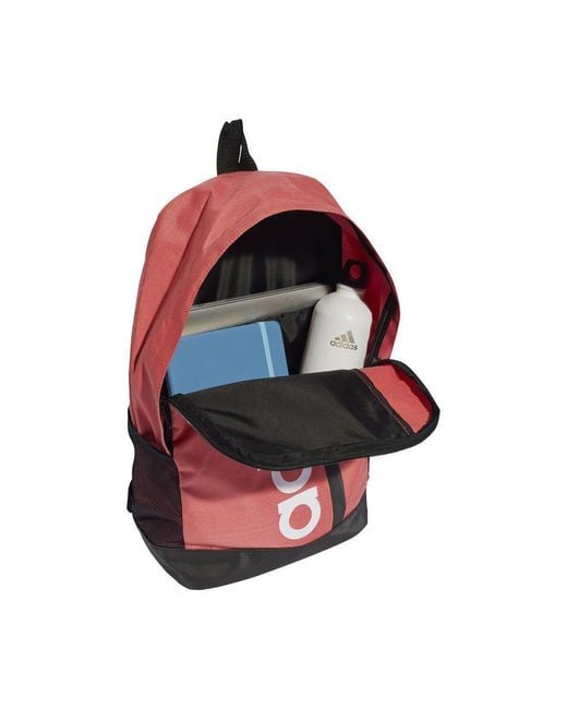 Sac de sport LINEAR BP Adidas en coloris Pink