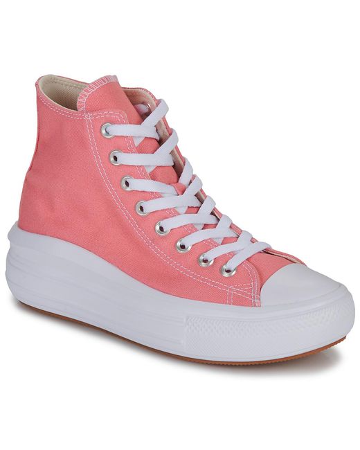 Converse Blue Turnschuhe Chuck Taylor All Star Move Platform Seasonal Color