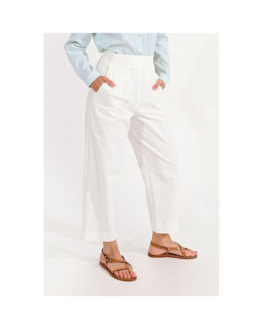 Pantalon TR163CP-WHITE Molly Bracken