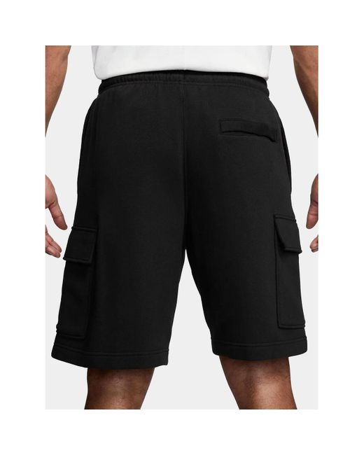 Short M nk club bb cargo short Nike pour homme en coloris Black