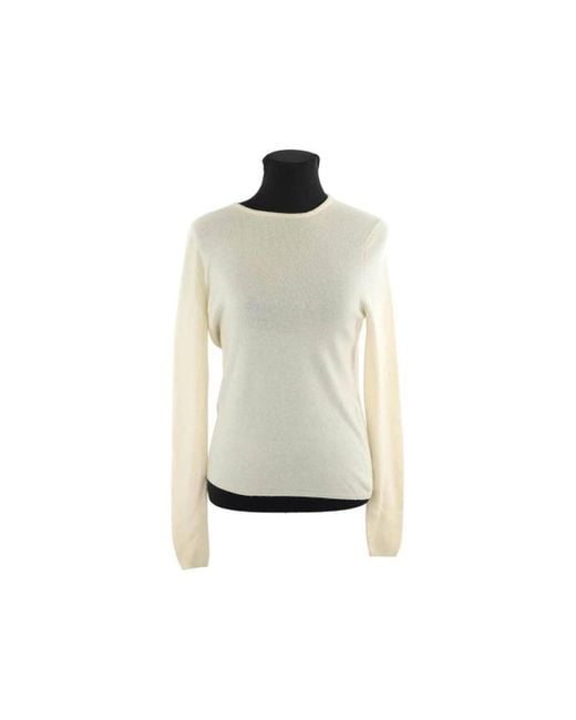 Pull Pull en laine écru Maje en coloris Natural