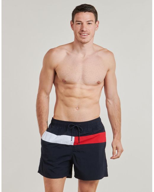 Maillots de bain MEDIUM DRAWSTRING Tommy Hilfiger pour homme en coloris Blue