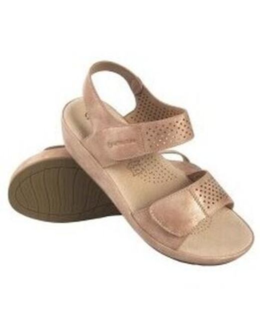 Amarpies Sportschoenen Sandalia Señora 23587 Abz Platino in het Metallic