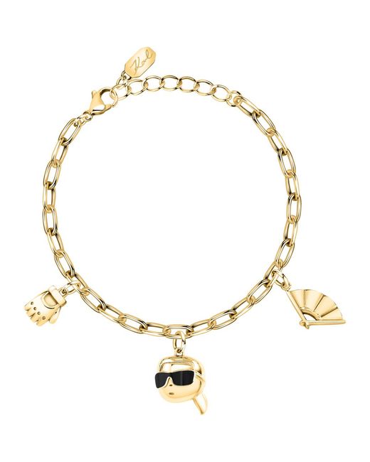 Bracelets Bracelet en acier Karl Lagerfeld en coloris Metallic