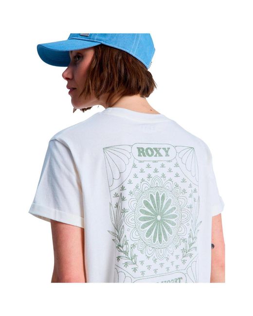 T-shirt OCEANREGULAR FB Roxy en coloris White