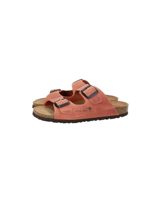 Mules Interbios en coloris Brown