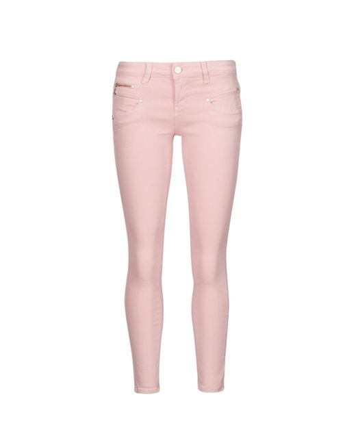 Jeans ALEXA CROPPED MAGIC COLOR Freeman T.porter en coloris Pink