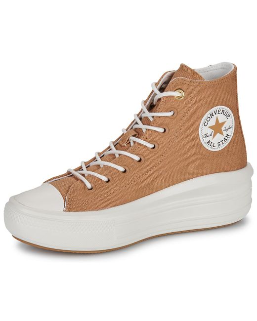 Baskets montantes CHUCK TAYLOR ALL STAR MOVE PLATFORM Converse en coloris Gray