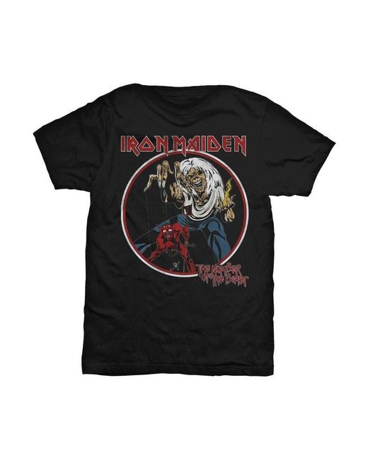 T-shirt Number Of The Beast IRON MAIDEN pour homme en coloris Black