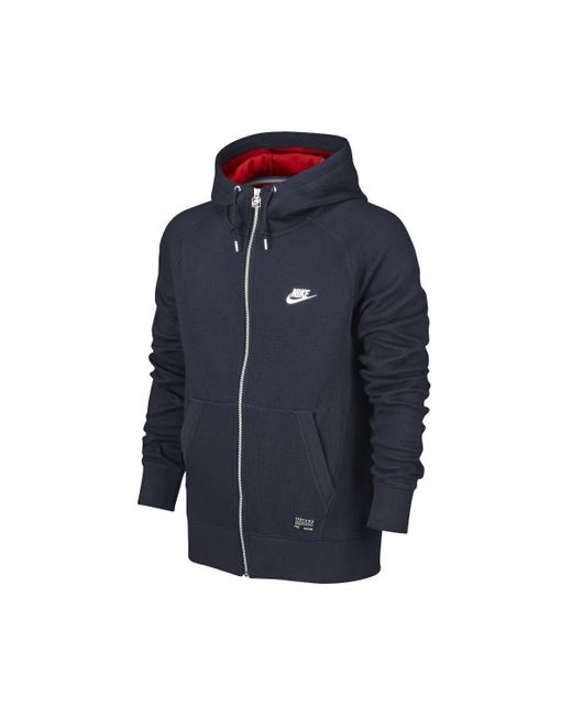 Sweat-shirt PSG AW77 Covert Full Zip Hoody Nike pour homme en coloris Blue