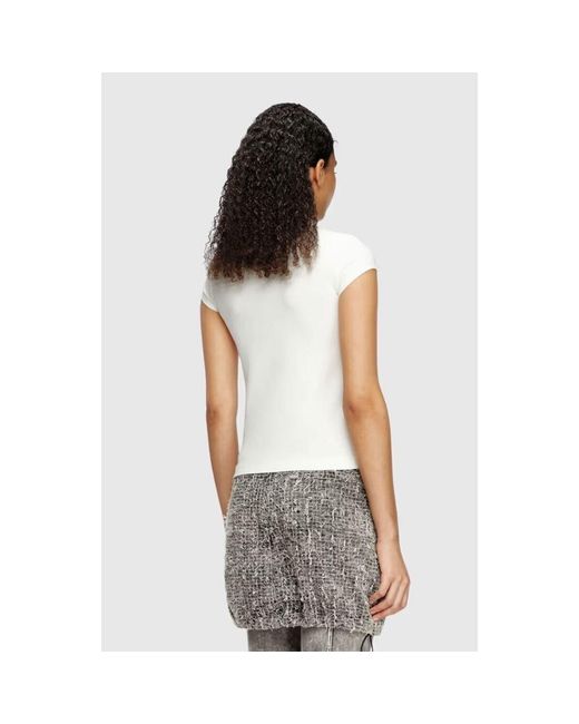 DIESEL T-Shirt Korte Mouw A06268-0Afaa T-Angie-141A in het White