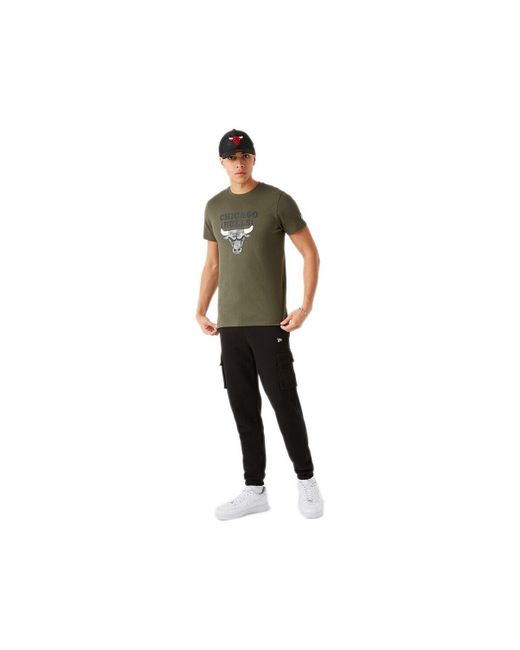 T-shirt CHICAGO BULLS OUTDOOR UTILITY KTZ pour homme en coloris Green