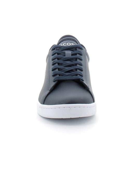 Baskets Basket En Cuir Carnaby Set Lacoste pour homme en coloris Blue
