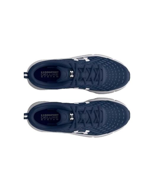 Chaussure De Course Charged Assert 10 Pour Homme Academy Academy Blanc Under Armour pour homme en coloris Blue