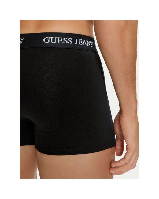 Boxers M4BZ48 K6YW1 - 3 PACK TRUNK-JBLK Guess pour homme en coloris Black