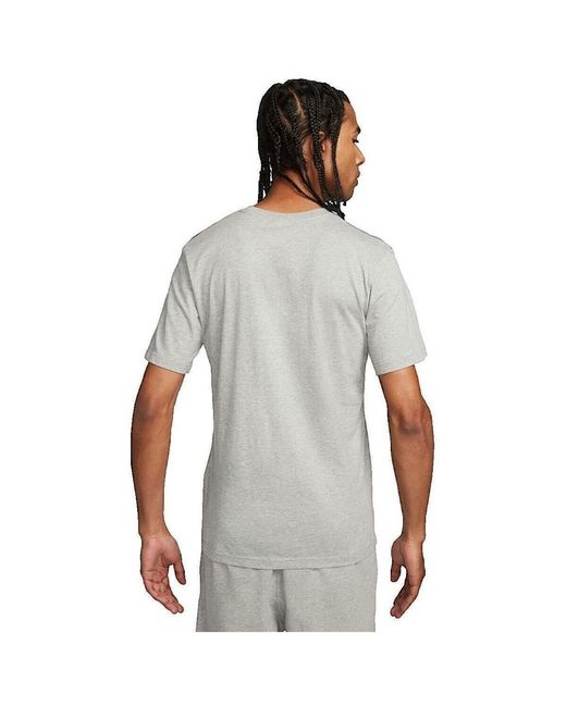T-shirt T-shirt Sportswear Graphic Nike pour homme en coloris Gray