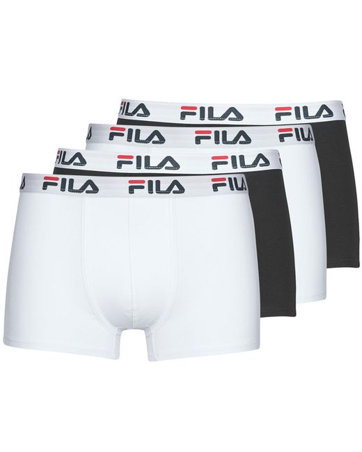 Boxers Fila pour homme en coloris White