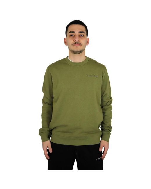 Richmond X Sweater Ump25216Fe in het Green voor heren