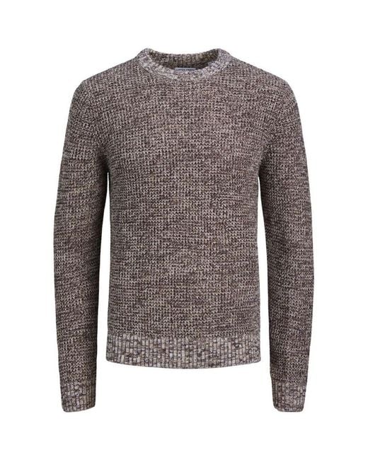 Pull 97129 Jack & Jones pour homme en coloris Gray