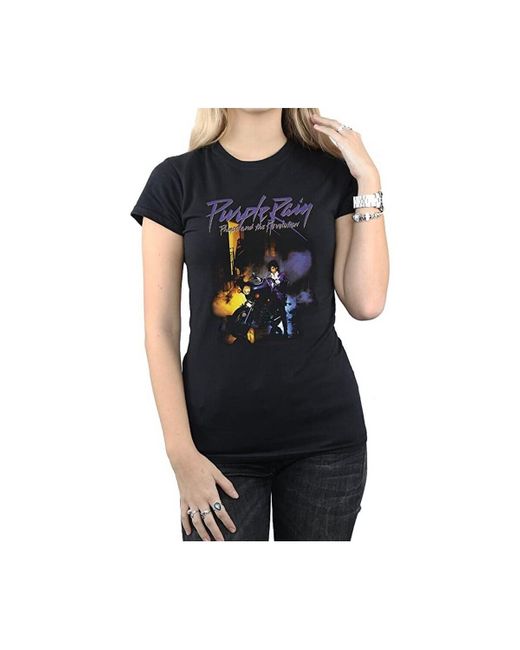 T-shirt Purple Rain Prince en coloris Black