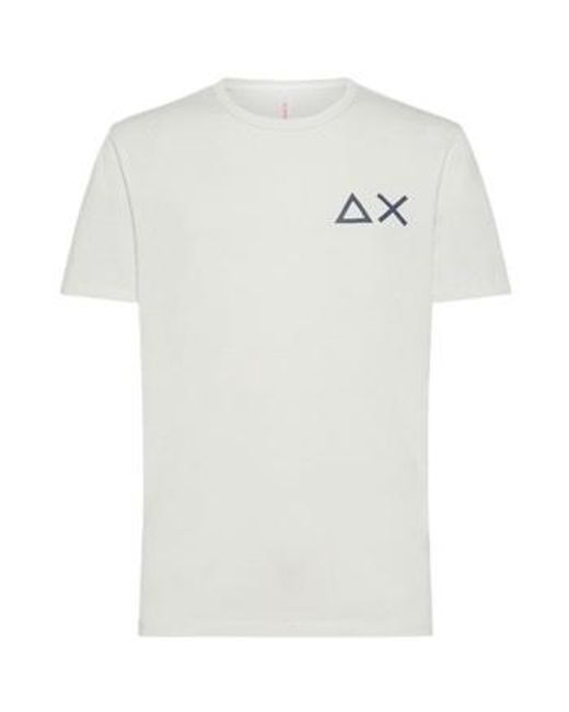T-shirt T34105 Sun 68 pour homme en coloris White