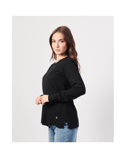 Pull Pull noir en viscose mélangée Yes Zee en coloris Black