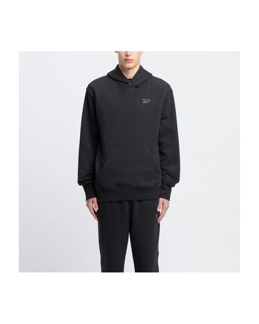 Sweat-shirt ICON ELEMENTS FT HOODIE Reebok pour homme en coloris Black
