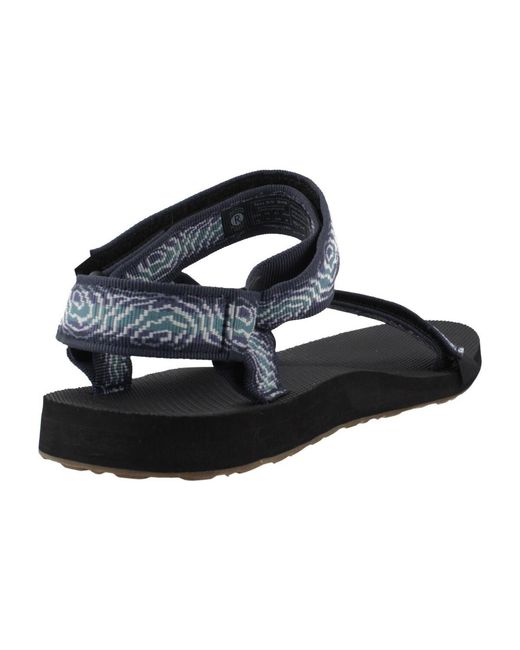 Sandales plates 1004006tv Teva pour homme en coloris Blue