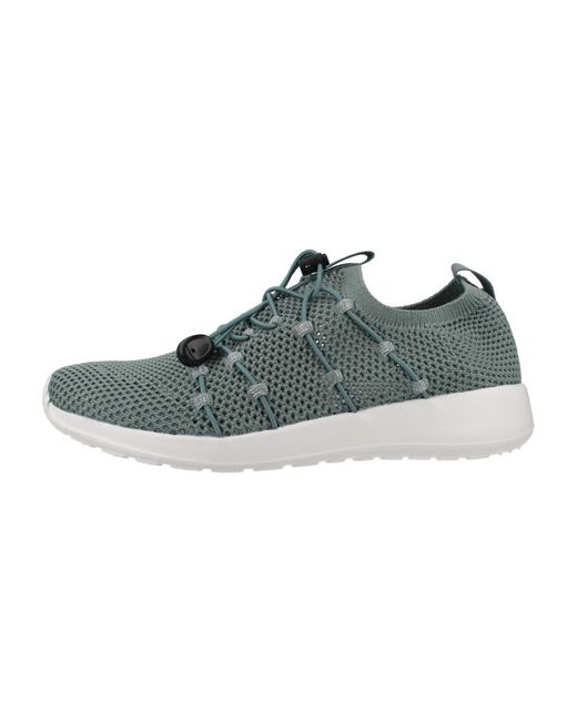 Baskets basses Eolution Eoligeros en coloris Green