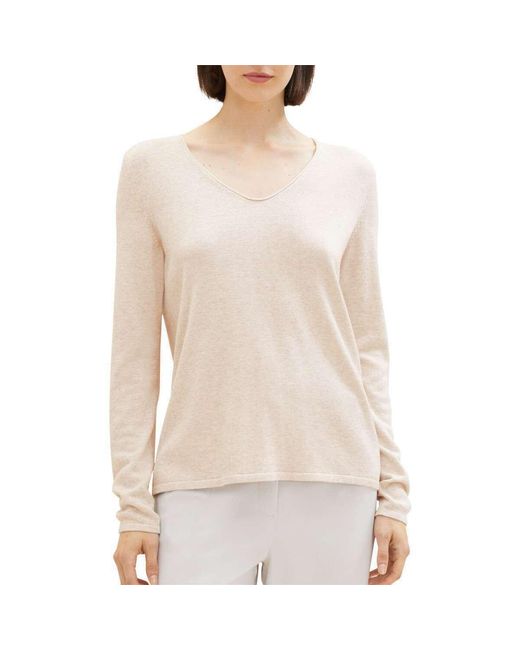 Pull 3386501 Tom Tailor en coloris Natural