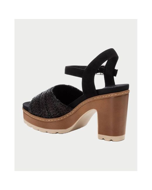 Sandales Sandale avec semelle en caoutchouc Refresh en coloris Black