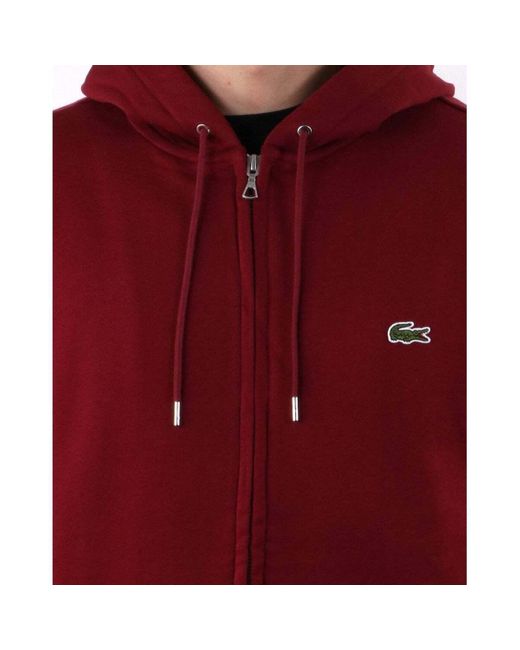 Sweat-shirt Lacoste pour homme en coloris Red