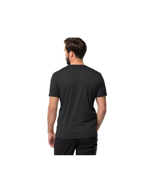 T-shirt 18070726000 Jack Wolfskin pour homme en coloris Black