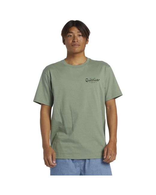 T-shirt Island Mode Quiksilver pour homme en coloris Green
