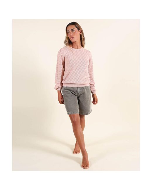Pull Pull Pia Oxbow en coloris Pink