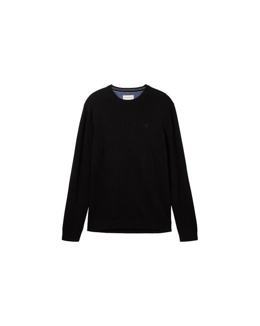 Pull 4429901 Tom Tailor en coloris Black
