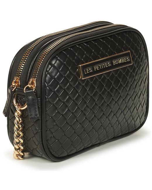 Les Petites Bombes Black Umhängetasche Albane