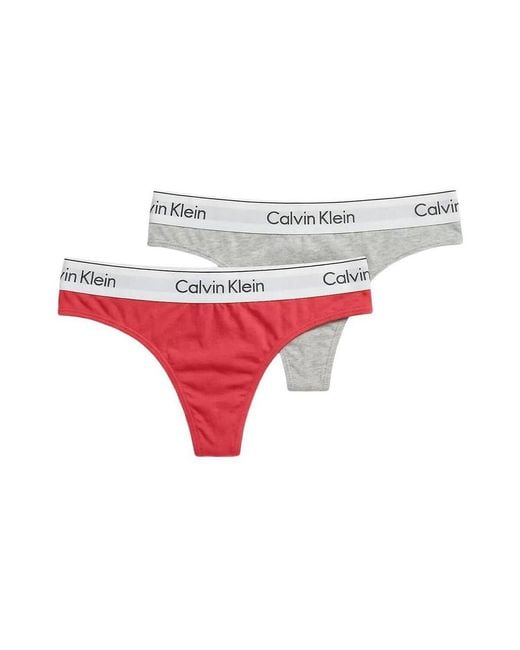 Strings X2 Strings Calvin Klein en coloris Red