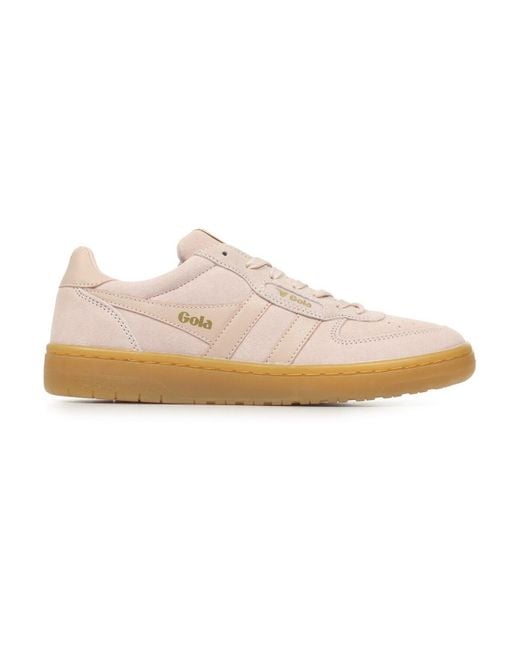 Gola Sneakers Hawk Suede 86 in het Pink