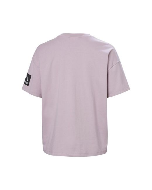 T-Shirt Patch Helly Hansen en coloris Purple