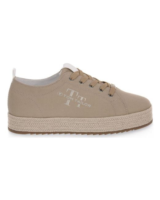 Baskets BEIGE Tom Tailor en coloris Gray