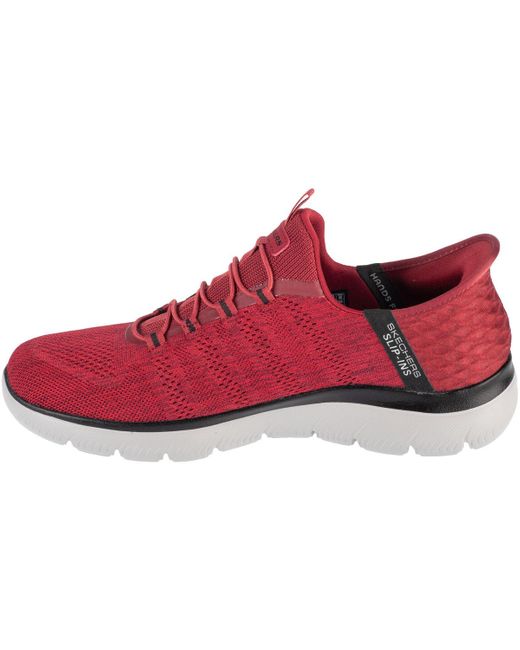 Skechers Lage Sneakers Slip-Ins: Summits in het Red voor heren