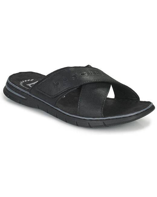 Claquettes Bugatti pour homme en coloris Black