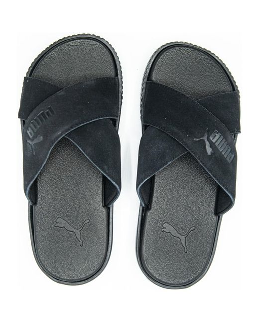 puma slippers suede