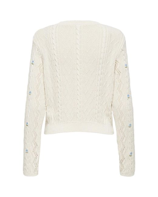 Pull 15358306 ONLY en coloris White