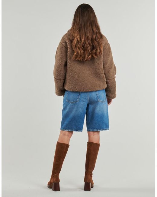 ONLY Green Damen-Jacke Onlaspen Life Teddy