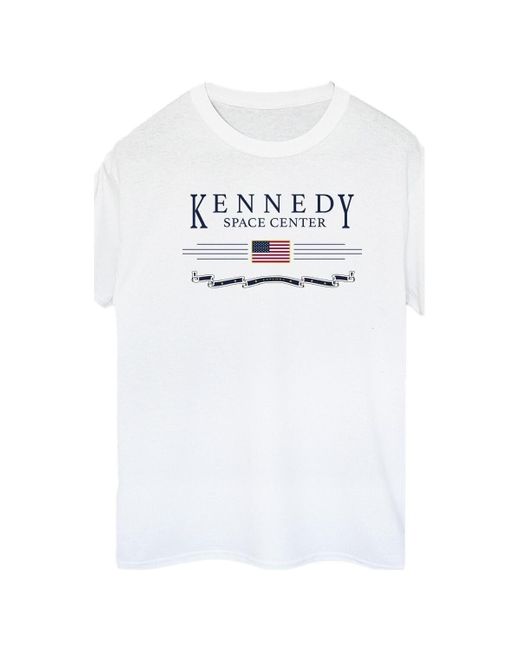 T-shirt Kennedy Space Centre Explore NASA en coloris White