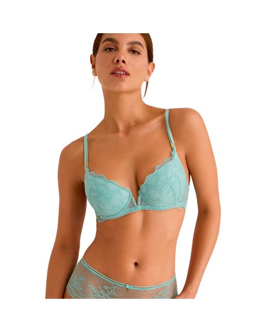 Emboitants Soutien-gorge push-up MANUELA Selmark en coloris Blue