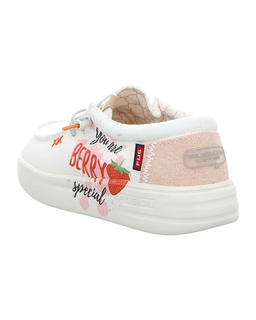 Mocassins Fusion en coloris White